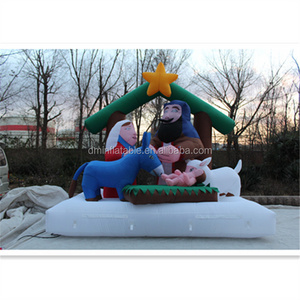 christmas decoration inflatable goddess and Jesus the nativity story