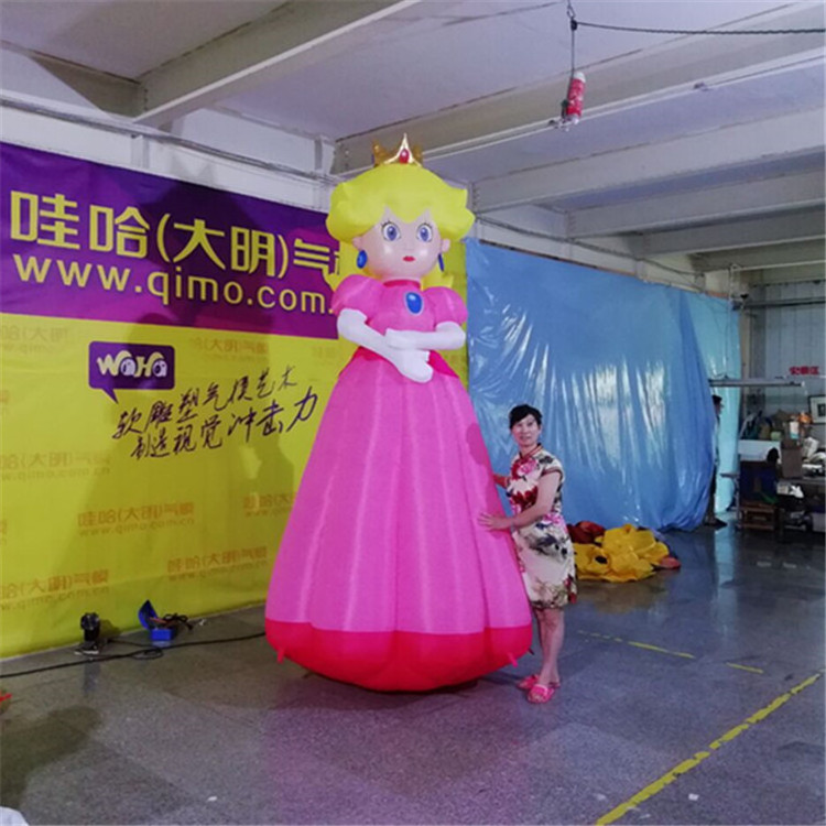 inflatable girl mascot factory custom cartoon character balloons Inflatable princess  Model