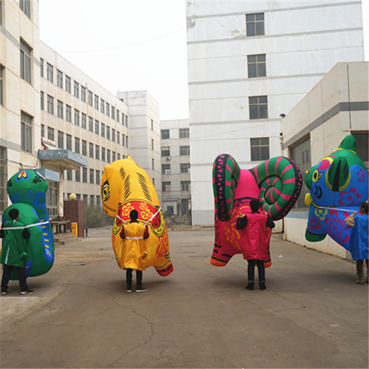 Custom Made large inflatable snake/giant inflatable dog promotional Costume inflatable horse For city Parade Events Decoration