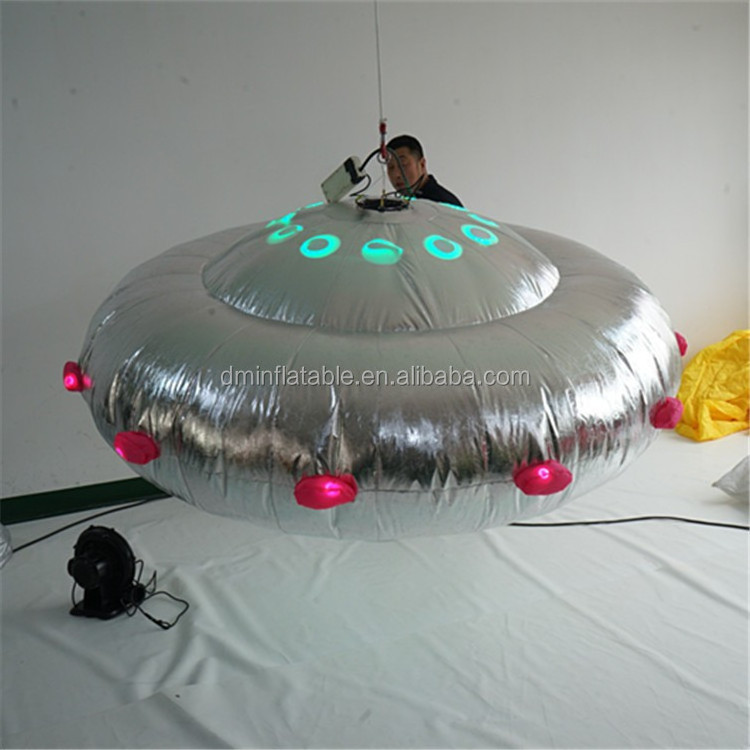 Design inflatable Alien implants giant inflatable UFO for event/ inflatable advertising UFO with LED light