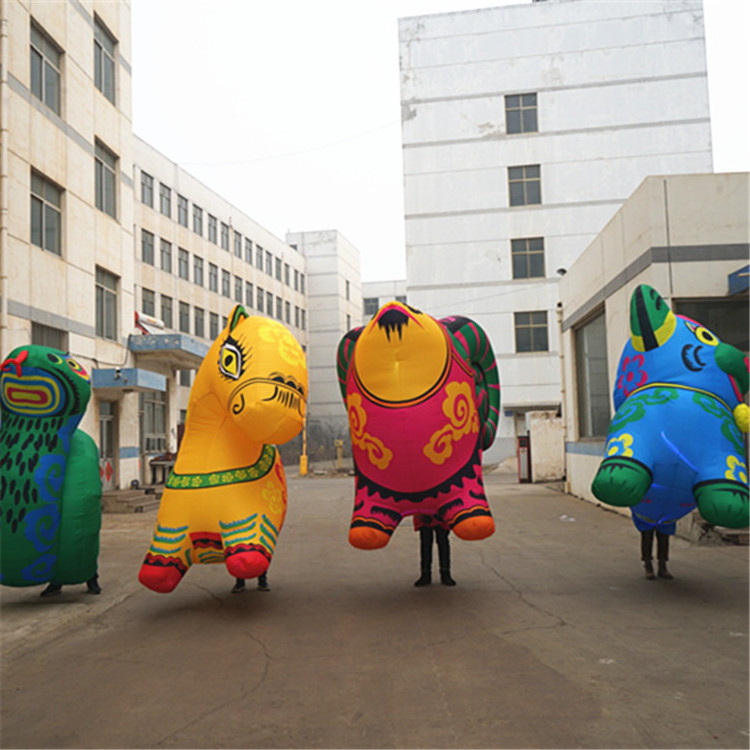 Custom Made large inflatable snake/giant inflatable dog promotional Costume inflatable horse For city Parade Events Decoration