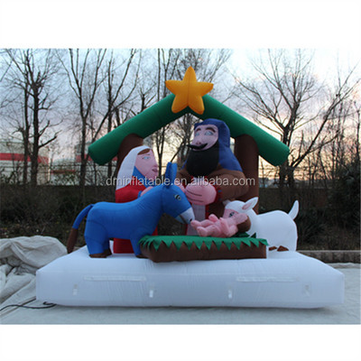 2017 hot sell christmas decoration inflatable goddess and Jesus baby the nativity story