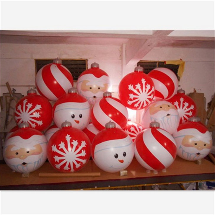 Giant Inflatable Christmas Tree Ornament Hanging Balloon inflatable Candy Canes for Christmas Decoration