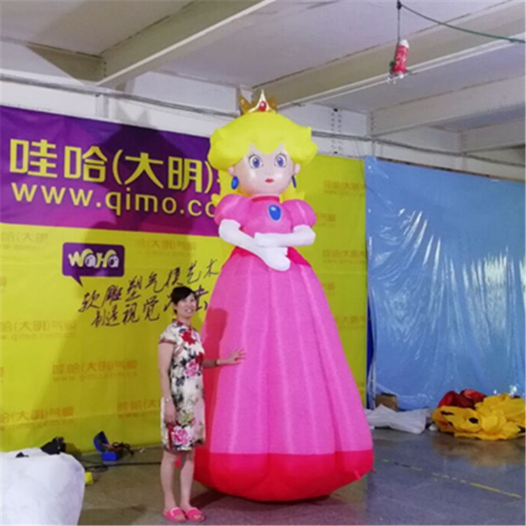 inflatable girl mascot factory custom cartoon character balloons Inflatable princess  Model