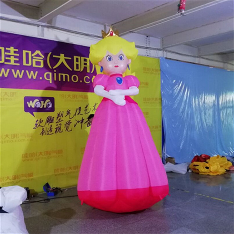 inflatable girl mascot factory custom cartoon character balloons Inflatable princess  Model