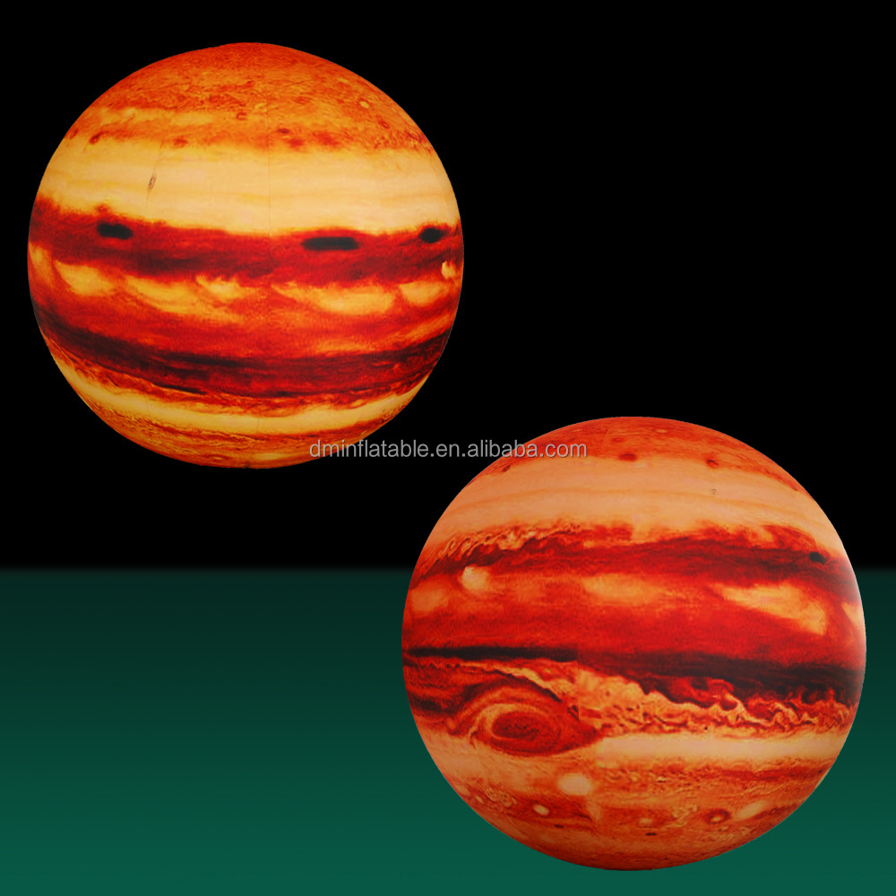 Customized Giant Inflatable Planets Model Mysterious Earth balloon inflatable planet globe ball with led lighting