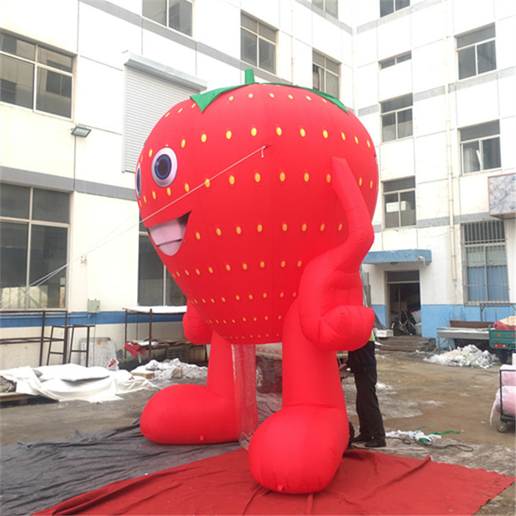 customized inflatable fruits and vegetables model, giant inflatable promotion fruit cartoon , giant inflatable strawberry