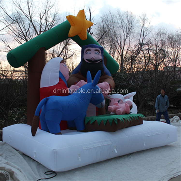 christmas decoration inflatable goddess and Jesus the nativity story