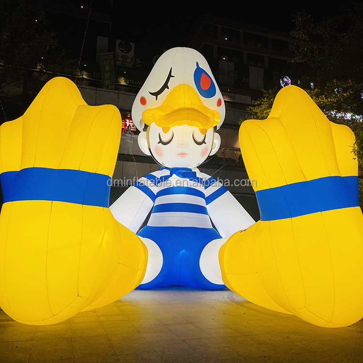 Advertising Inflatable Huge Wolf Balloon Mascot Inflatable Wolf Cartoon in advertising inflatables