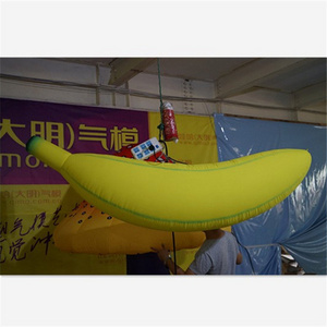 Christmas promotion advertising inflatable banana model giant inflatable banana for hanging decoration