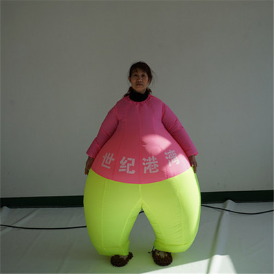 Funny party cosplay costume inflatable fat costume inflatable fat suit for Carnival Performance