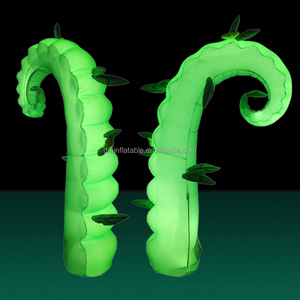 Advertising Inflatables Green Octopus Tentacles Inflatables Outdoor Building Decoration Inflatable Tentacles For Advertising