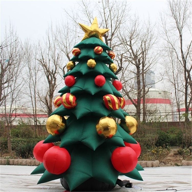 Giant Inflatable Christmas Tree Ornament Hanging Balloon inflatable Candy Canes for Christmas Decoration