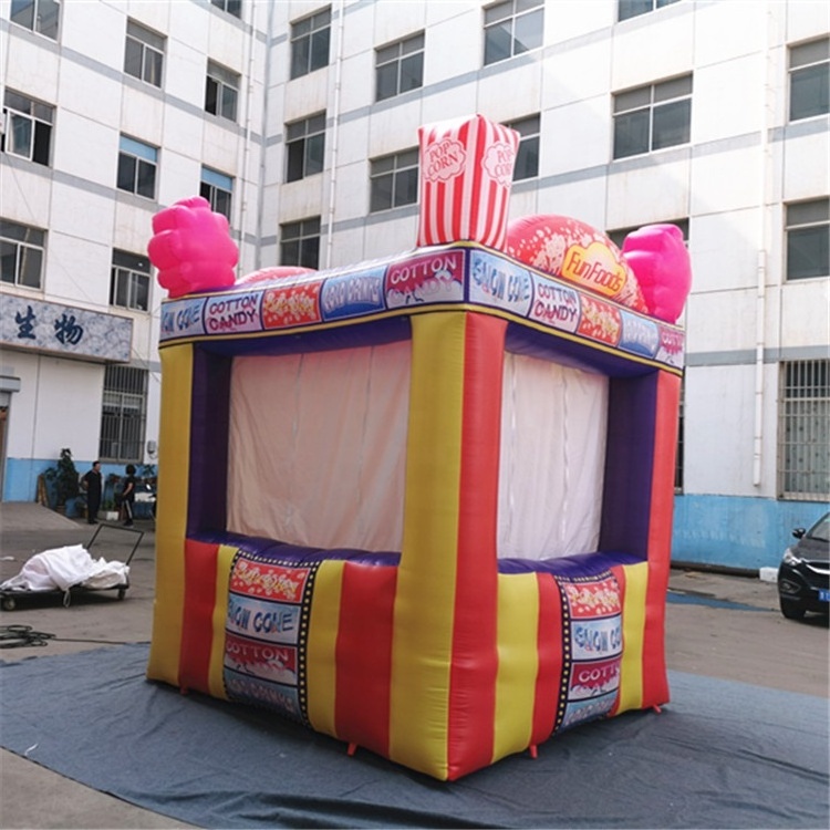 customized inflatable Carnival Shop booth / Inflatable Concession Stand inflatable carnival sales kiosk booth