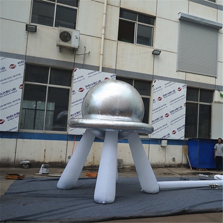 Design inflatable Alien implants giant inflatable UFO for event/ inflatable advertising UFO with LED light