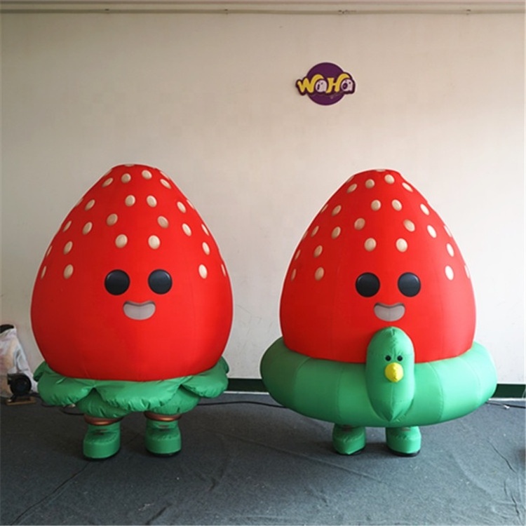 Custom made advertising inflatable fruit orange costume decoration walking suits for sale