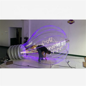 Giant Inflatable LED Light Bulb Balloon / Inflatable replicate Light Bulb for Christmas Decoration