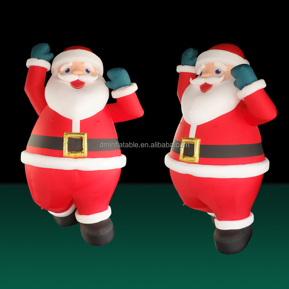 Custom made Christmas inflatable santa , giant inflatable santa claus for advertising