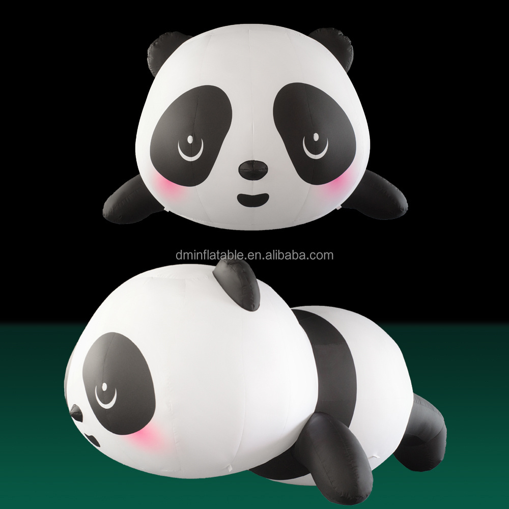 Advertising inflatable product cartoon mascot giant inflatable panda toy for events decoration