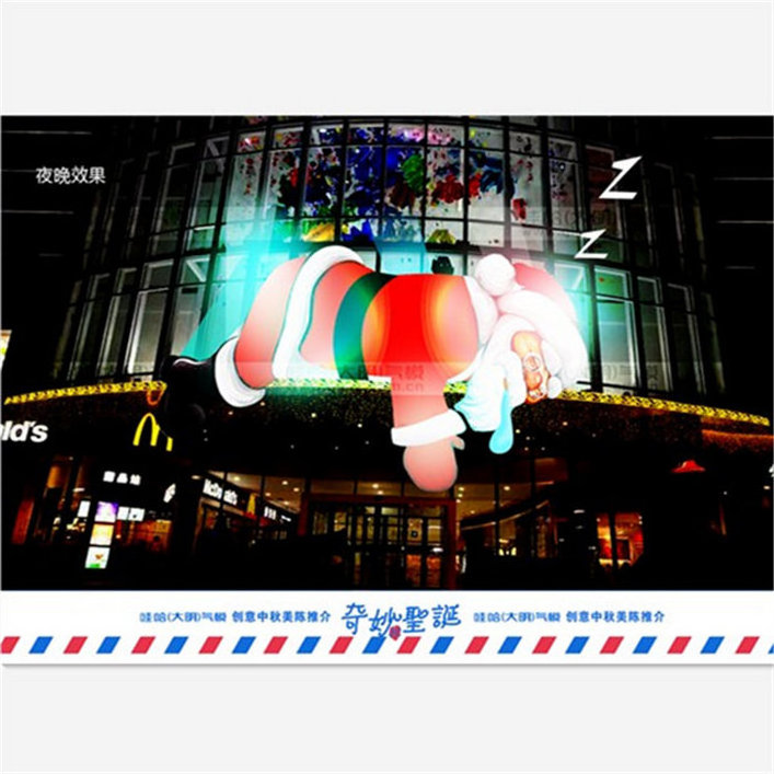 high quality commercial Christmas decorations inflatable Christmas Santa Claus inflatable Christmas mall decorations outdoor