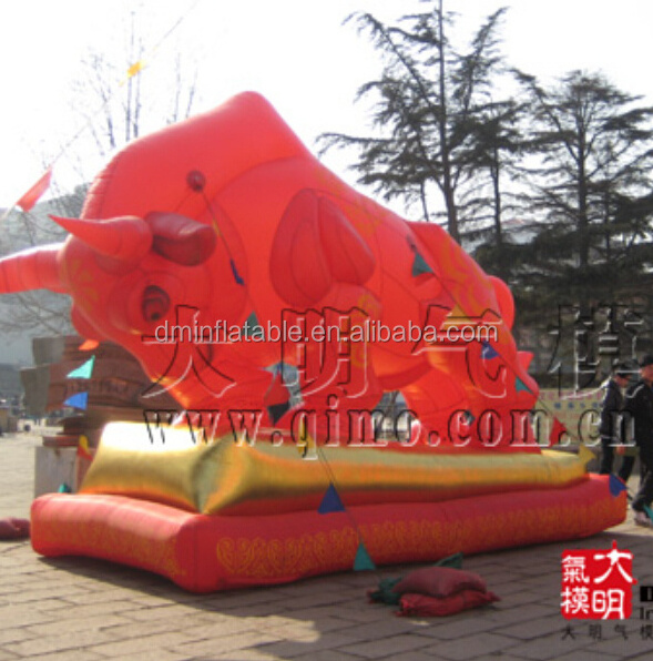 Giant inflatable cow adorn inflatable animal Bull cartoon mascot for event decoration