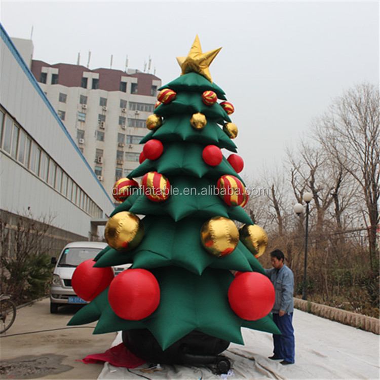 TOP !!Christmas Decoration Inflatable Xmas Tree with gift decoration / LED Christmas house