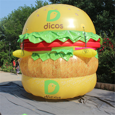 customized giant customized inflatable hamburger for burger shop advertising,decoration inflatable burger