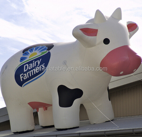 Giant inflatable cow adorn inflatable animal Bull cartoon mascot for event decoration