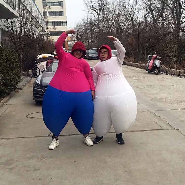 Funny party cosplay costume inflatable fat costume inflatable fat suit for Carnival Performance