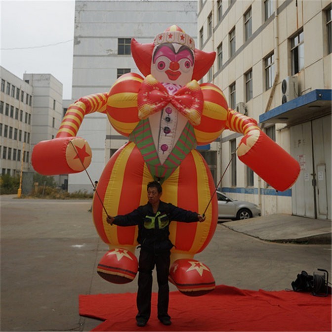 3 meter high inflatable stilt puppet costume, adult inflatable Christmas costume clown