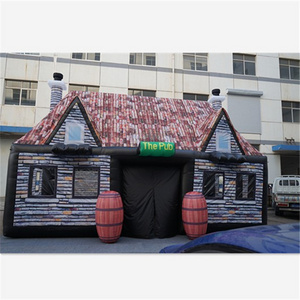 custom design bar decorations pub outdoor big portable tent inflatable pub with complete digital printing for party events