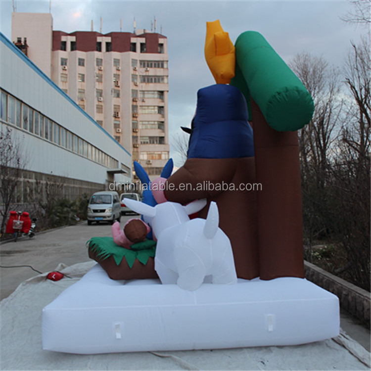 christmas decoration inflatable goddess and Jesus the nativity story