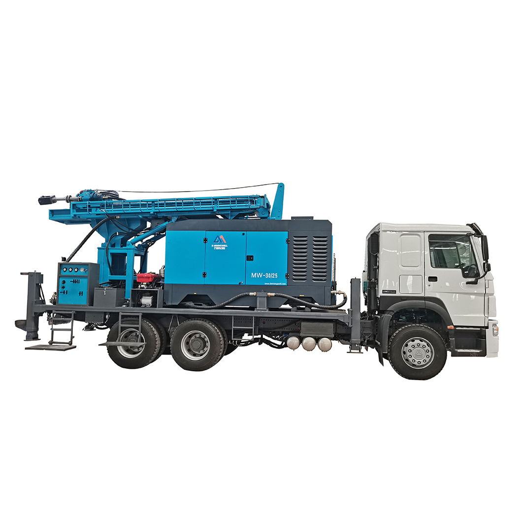 Drilling Machine Driller 600 meters Truck mounted water well drilling rig borehole truck for sale