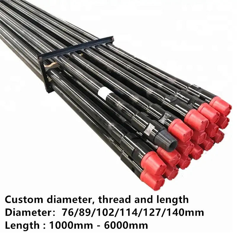 Factory Api Drill Rod 60mm 76mm 89mm 102mm 114mm Friction Welding Mine Exploration Tools Water Well Drill Rods