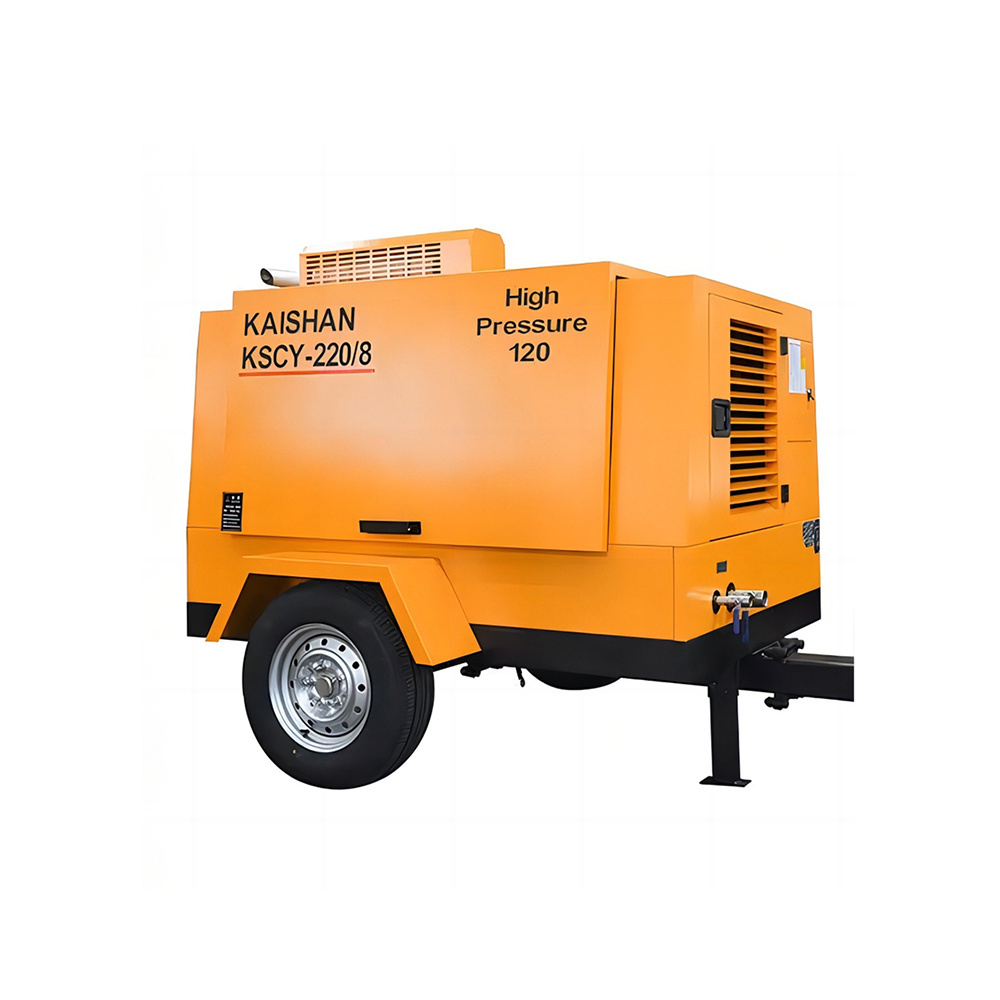 Air Compressor High Quality kaishan compressor KSCY-220/8  diesel engine screw air compressor  for water well drilling