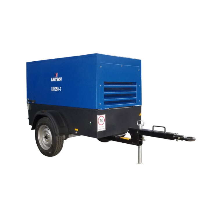 LUY050-7 LIUTECH diesel engine portable mining air compressor suppliers