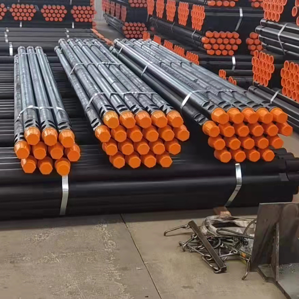 Factory Api Drill Rod 60mm 76mm 89mm 102mm 114mm Friction Welding Mine Exploration Tools Water Well Drill Rods