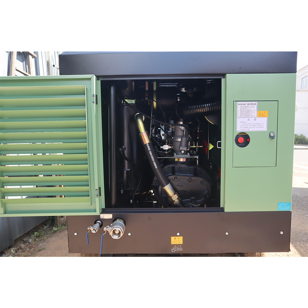 Hot Sale Kaishan Portable Air Compressor KSZJY-18/17 17bar Air Compressor For Water Well Drilling Rig