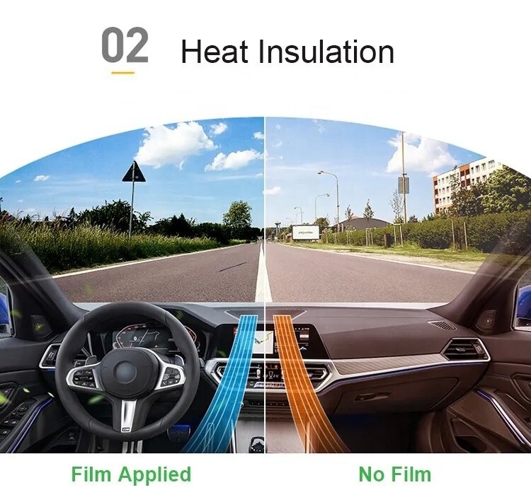 IR-4590 Ultrahigh-permeability Heat Rejection Removable Windshield Protection Self Adhesive Car Nano Ceramic Film Window Tint