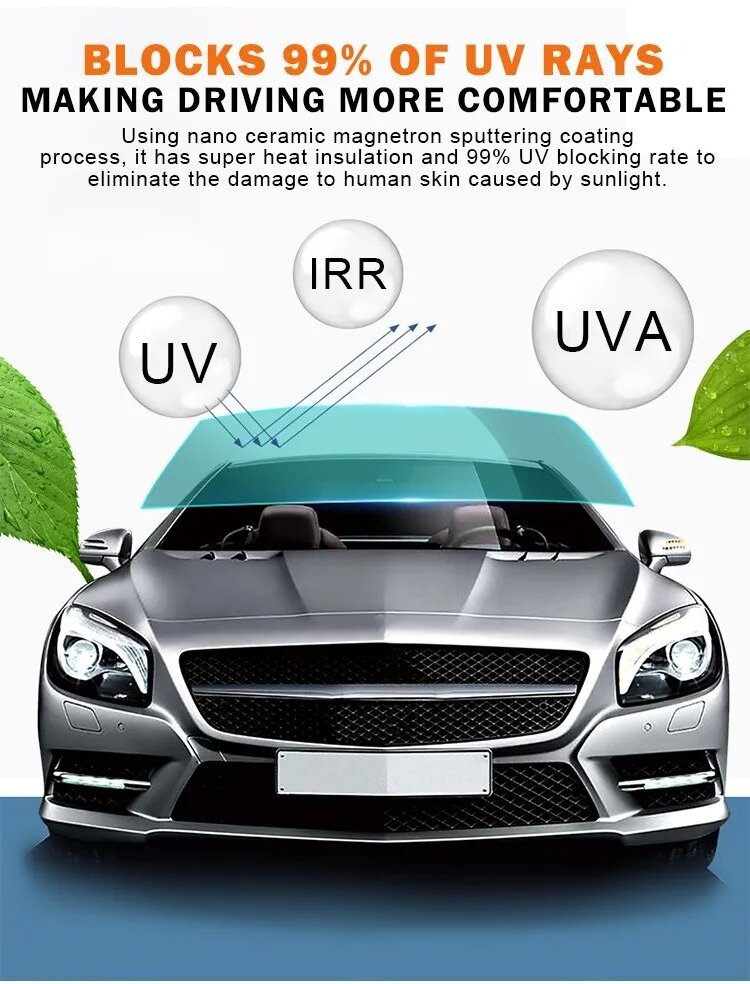 IR-4590 Ultrahigh-permeability Heat Rejection Removable Windshield Protection Self Adhesive Car Nano Ceramic Film Window Tint