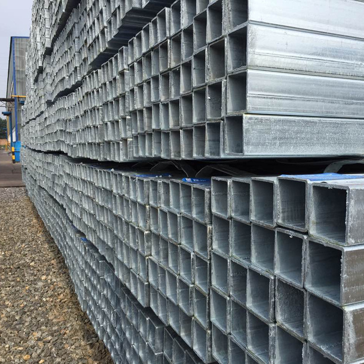 tube galvanized square rectangular steel pipe  iron pipe prices