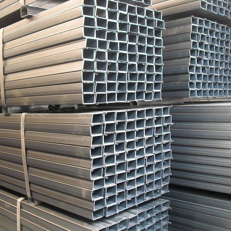 ERW galvanized steel pipe tube 2x2 galvanized tube 40x40x3mm4x4 inch 150x150 200x200 12 gauge galvanized square steel tube