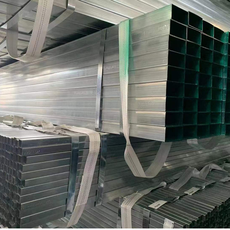 ERW galvanized steel pipe tube 2x2 galvanized tube 40x40x3mm4x4 inch 150x150 200x200 12 gauge galvanized square steel tube