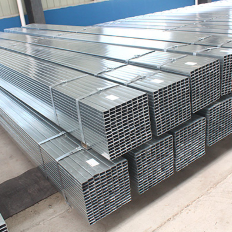 tube galvanized square rectangular steel pipe  iron pipe prices