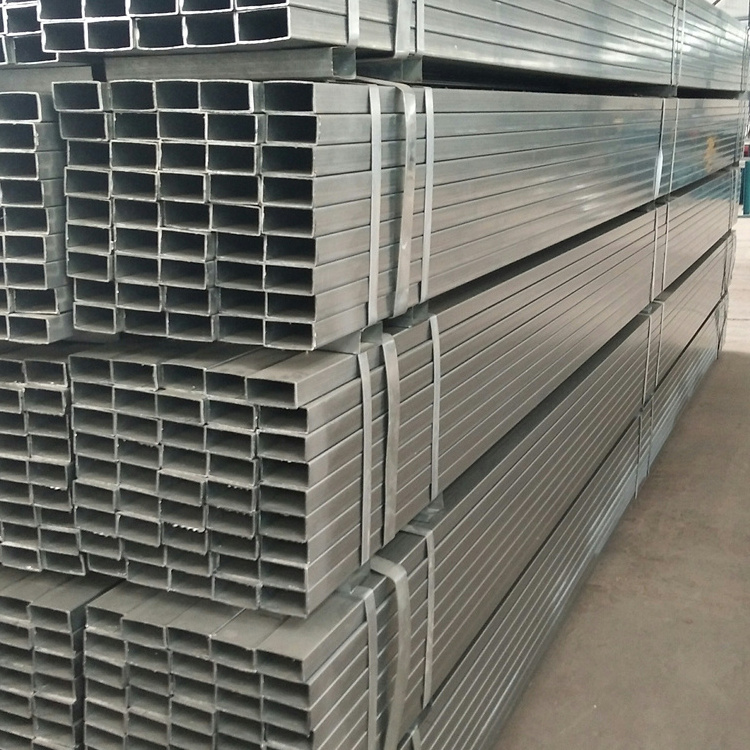 tube galvanized square rectangular steel pipe  iron pipe prices