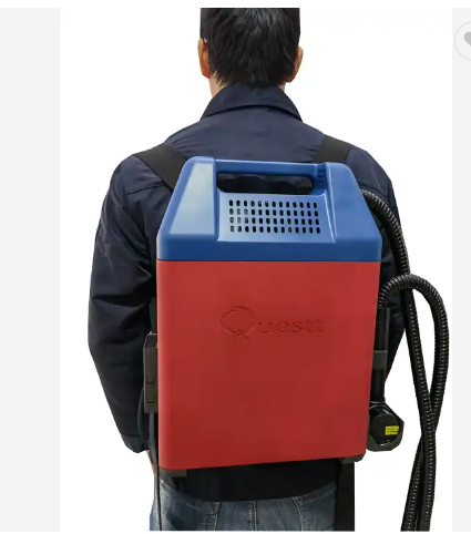 Cheapest Factory Sale 50W Backpack Mini Portable Pulsed Laser Cleaning Machine Rust Removal Painting Oil Cleaner