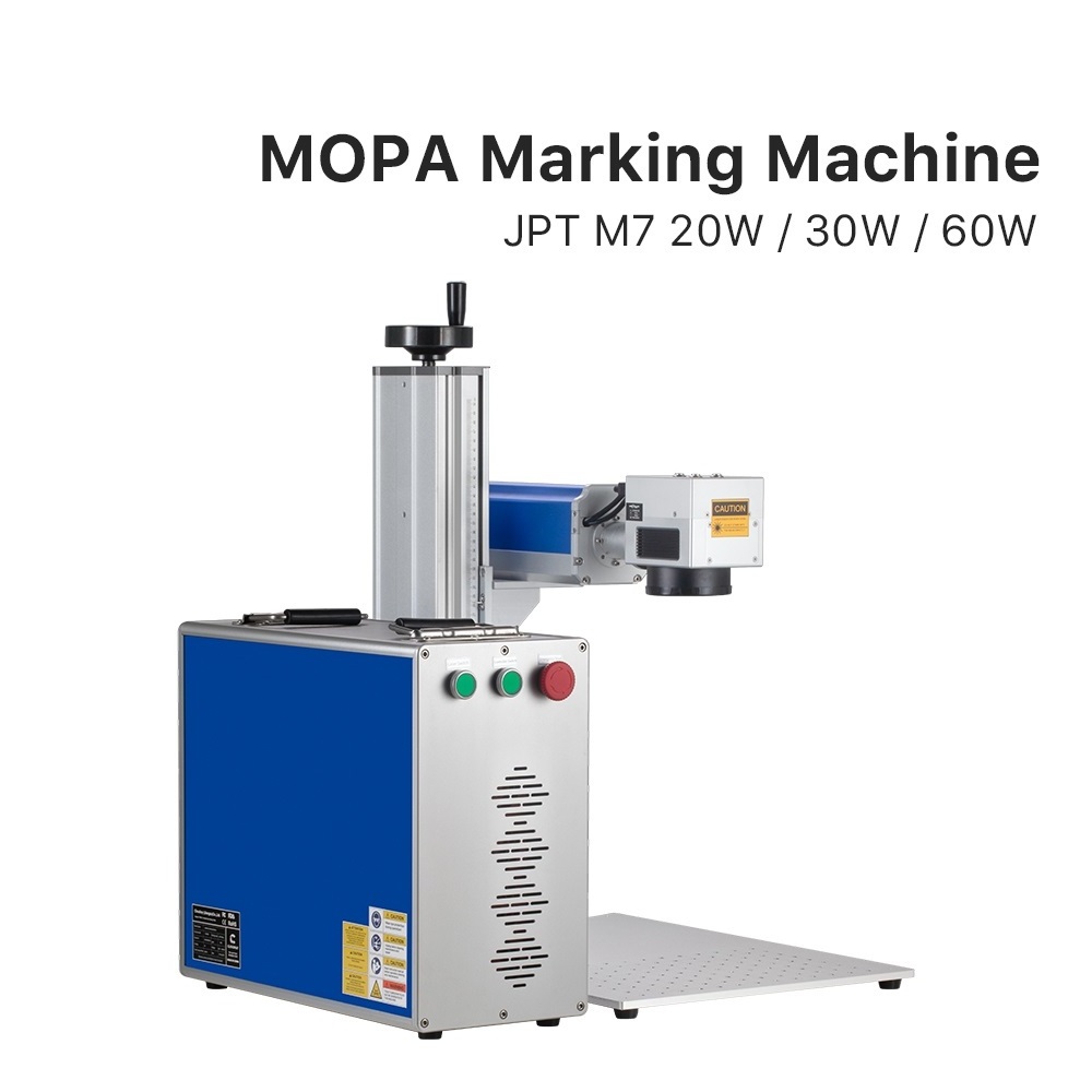 Mopa Laser 20-60W JPT M7 Fiber Laser Marking Machine 110*110-175*175 Working Area for DIY Marking Metal Stainless Steel