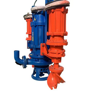 Submersible agitator type sand pump Dredge pump Gravel  Sewage mud  Slurry pump