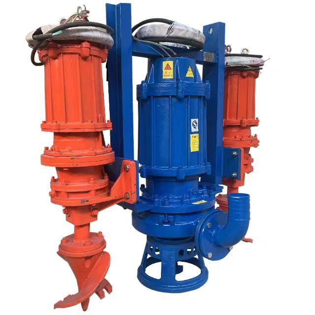 Submersible agitator type sand pump Dredge pump Gravel  Sewage mud  Slurry pump