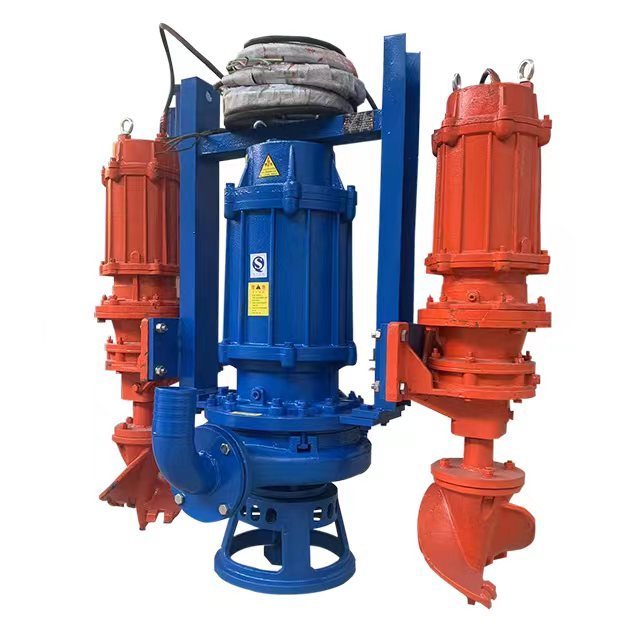 Submersible agitator type sand pump Dredge pump Gravel  Sewage mud  Slurry pump